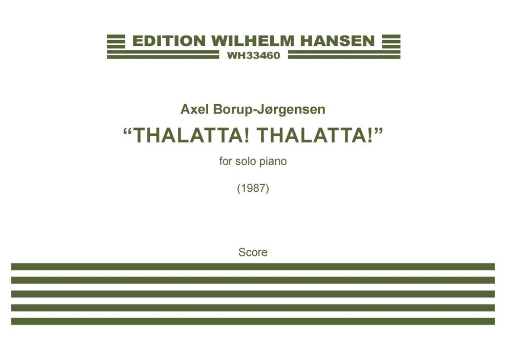 Thalatta! Thalatta!